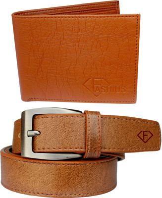 

Fashius Men Tan Artificial Leather Belt, Tan-01