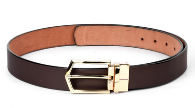 

Buckle Up Men Brown Genuine Leather Belt