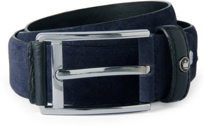 

Louis Philippe Men Blue Artificial Leather Belt, Navy
