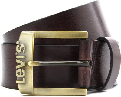 

Levi's Men Brown Genuine Leather, Metal Belt