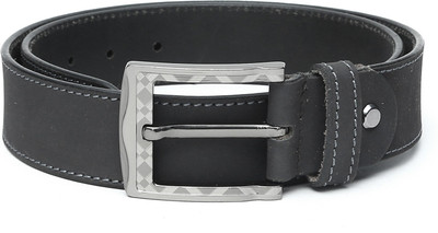 

The Deer Club Men Casual Black Genuine Leather Belt