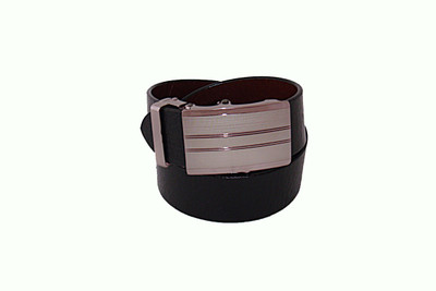

SFA Men Formal Black Genuine Leather Reversible Belt, Black;brown574