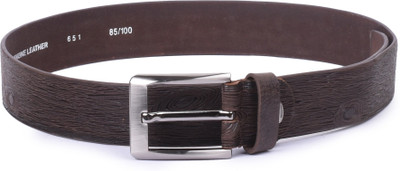 

Buckle Up Men Brown Genuine Leather Belt