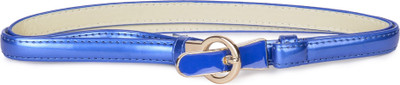 

Buckle Up Women Blue Artificial Leather Belt