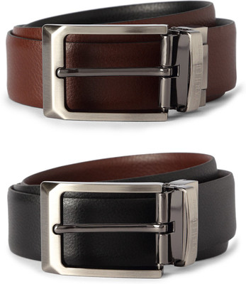 

Van Heusen Men Brown Genuine Leather Belt