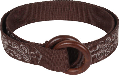 

Anekaant Women Casual Brown Fabric Belt
