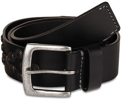 

Paradigm Design Lab Men Casual Black Genuine Leather Belt