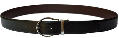 

Dennison Men Evening, Formal Black, Brown Genuine Leather Reversible Belt