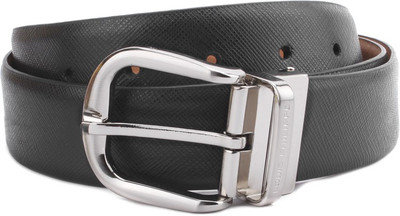 

Louis Philippe Men Black, Brown Genuine Leather Reversible Belt, Tan and black