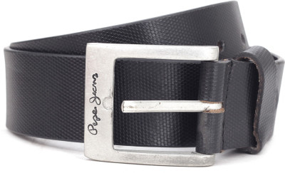 

Pepe Jeans Men Black Genuine Leather Belt