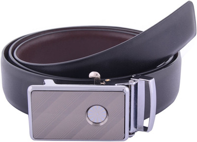 

SFA Men Formal Black Artificial Leather Reversible Belt, Black;brown337