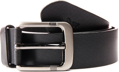 

Sting Men Casual Black Genuine Leather Belt