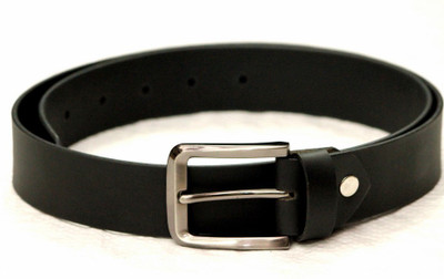 

Tops Men Formal Black Genuine Leather Belt