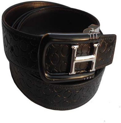 

M&Ms Men Black Texas Leatherite Belt