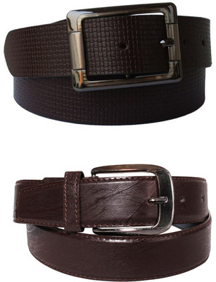 

Lenin Men Evening Brown Genuine Leather Belt