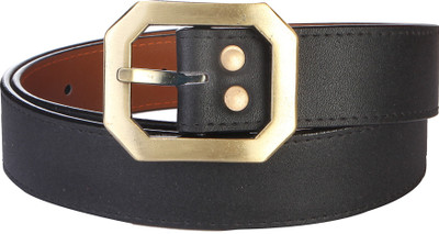 

Royal County Of Berkshire Polo Club Men Casual Black Texas Leatherite Belt, Black-02