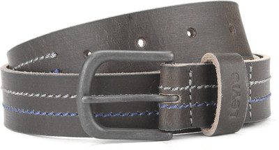 

Levi's Men Khaki Genuine Leather Belt, Dark khaki