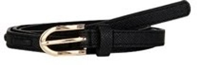 

Lino Perros Women Casual Black Artificial Leather Belt