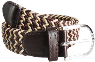 

Elligator Men Casual, Party Brown Canvas Belt