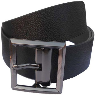 

M&Ms Men Formal Black Genuine Leather Belt
