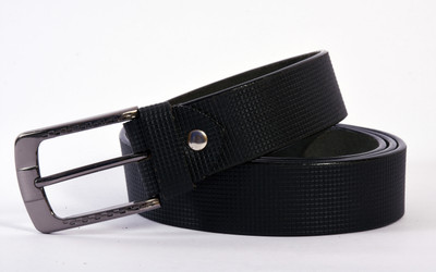

Mtuggar Men Evening Black Genuine Leather Belt