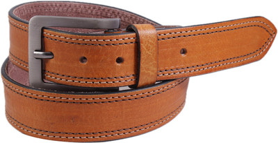 

Lens Men Casual Brown Genuine Leather Belt