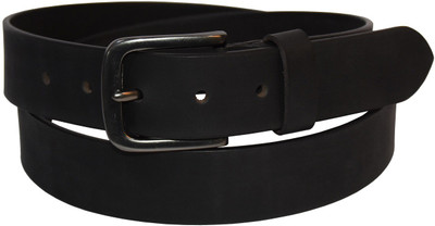 

Pellezzari Men Formal Black Genuine Leather Belt
