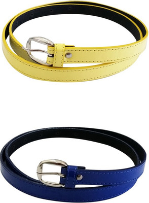 

Verceys Girls Yellow, Blue Artificial Leather Belt, Blue;yellow