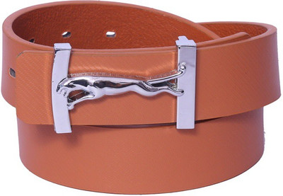 

OODI Men Tan Artificial Leather Belt