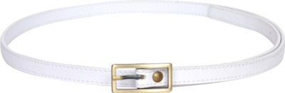 

Scarleti Girls Formal White Artificial Leather Belt