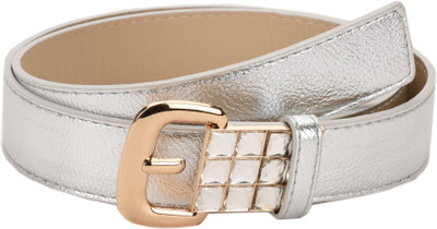 

Tiekart Women Casual Silver Synthetic Belt