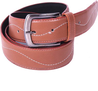 

Calibro Men Casual Tan Texas Leatherite Belt