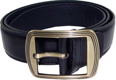 

Els Men Formal, Casual Black Synthetic Belt, Black-13