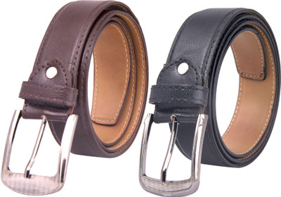 

Spairow Men Formal Brown, Black Synthetic Belt, Black;brown