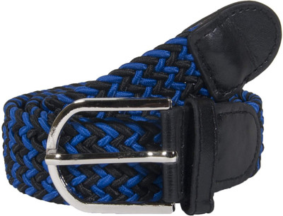 

Snoby Women Casual Multicolor Fabric Belt, Black-navy