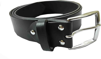 

Sterling Germany Boys Casual, Evening, Party, Formal Black Genuine Leather Belt, Black-01