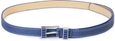 

Buckle Up Women Blue Artificial Leather Belt
