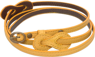

Baggit Women Casual Yellow Genuine Leather Belt