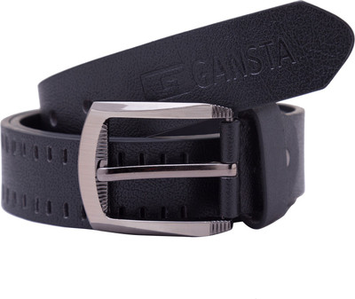 

Gansta Men Casual Black Artificial Leather Belt