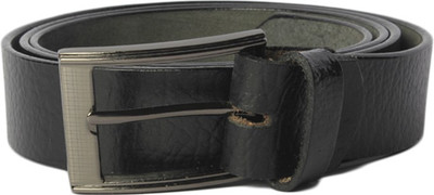 

Haster Men Formal Black Genuine Leather Belt
