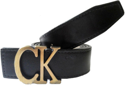 

Mode Boys Casual, Formal Black Genuine Leather Belt, Black-075