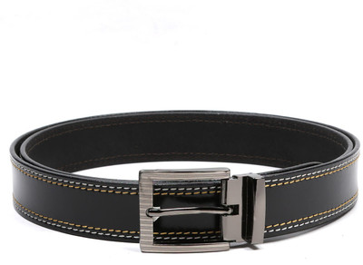 

WildHorn Men Casual Black Genuine Leather Belt