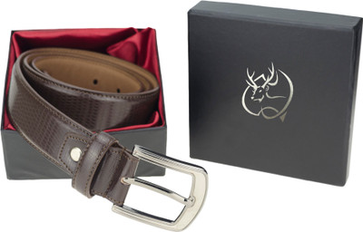 

Genious Men Casual, Formal, Party Brown Genuine Leather Belt