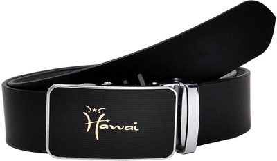 

Hawai Men Casual, Formal Black Genuine Leather Belt