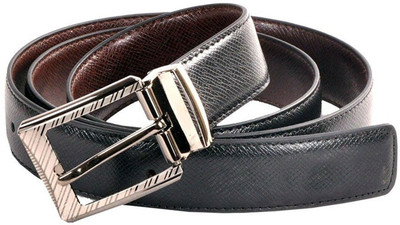 

Creative India Exports Men Black Artificial Leather Belt