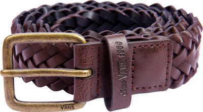 

Vans Men Casual, Formal Brown Synthetic Belt