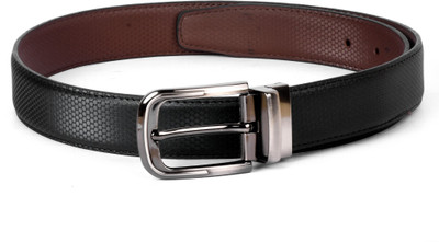 

Buckle Up Men Black Artificial Leather Belt