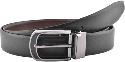 

Buckle Up Men Formal Black Genuine Leather Reversible Belt
