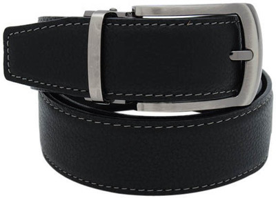 

Walletsnbags Men Formal Black Genuine Leather Belt, B41-blk