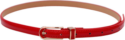 

Stylehoops Women Casual, Party, Evening Red Artificial Leather Belt
